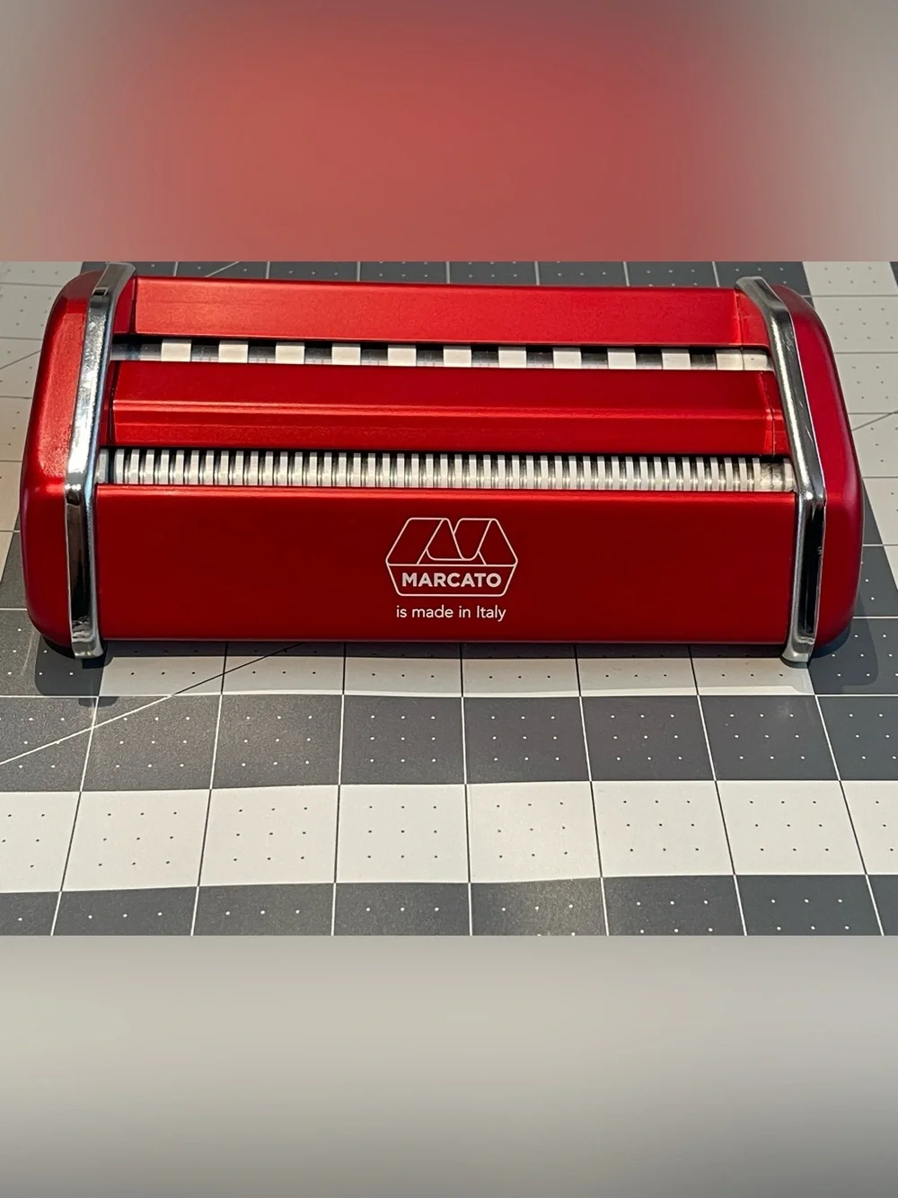 Marcato Atlas 150 Double Cutter Attachment RED Pasta Machine Part Made Italy